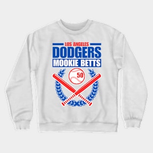 LA Dodgers Betts 50 Baseball Crewneck Sweatshirt